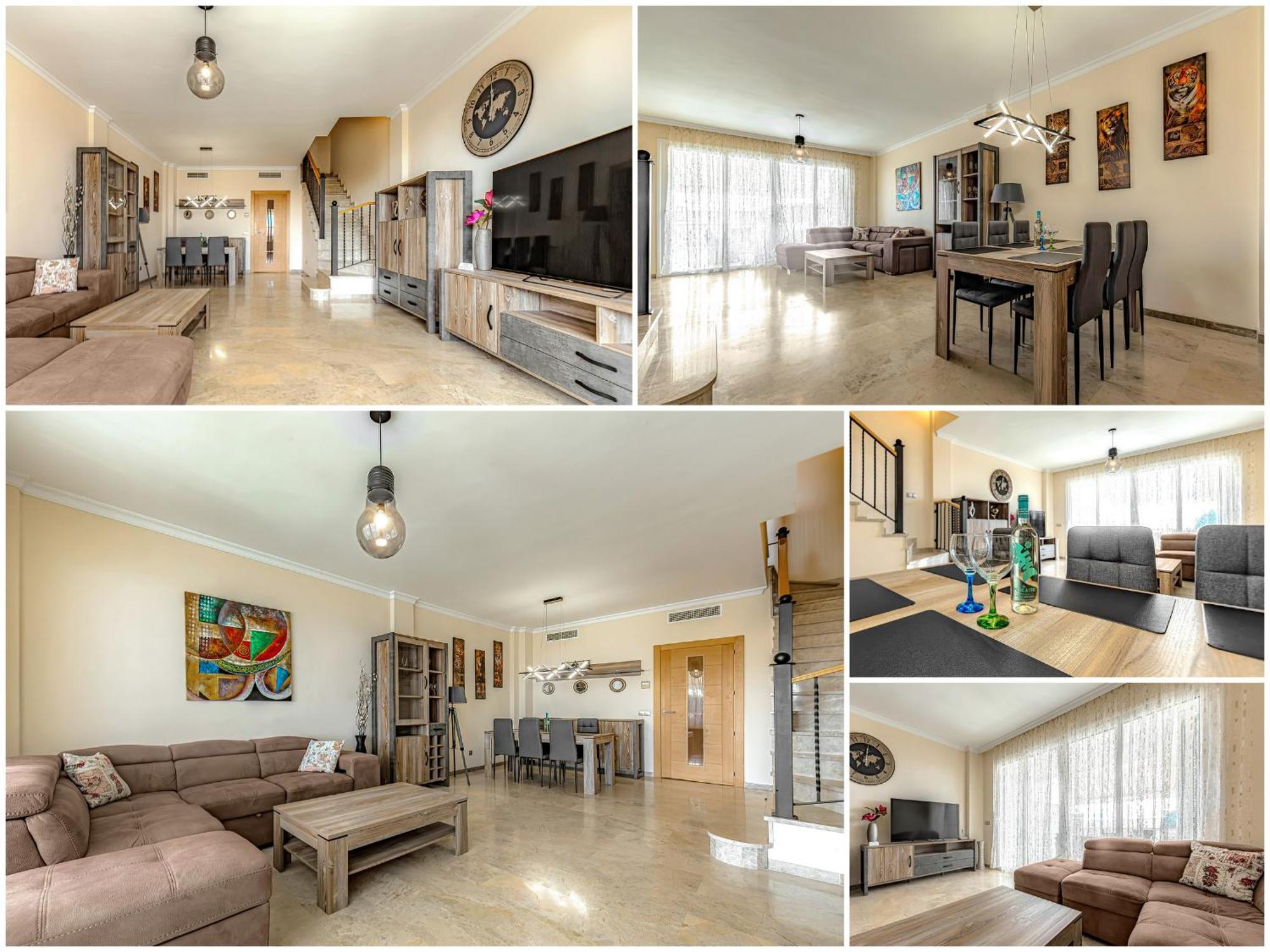 Spacious Ocean View Family Townhouse Puerto de Santiago  Exterior photo